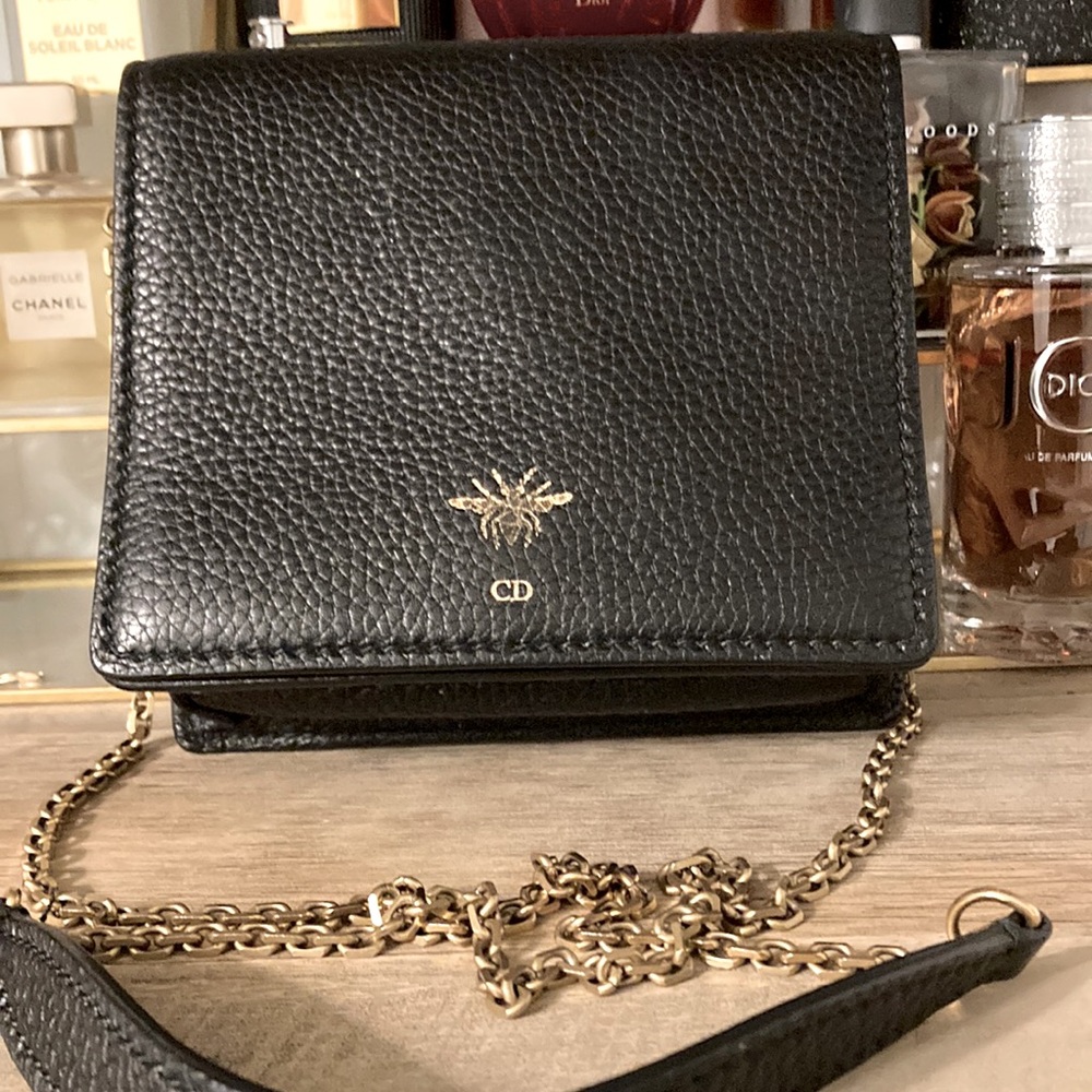 Authentic Christian Dior D-Bee Wallet On Chain - image 1
